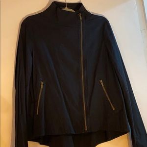 BCBG Max Azria black lightweight jacket